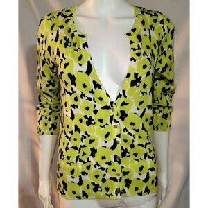 AB Studio 3/4 length sleeve short cardigan - Size Small